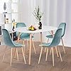 Yata Home Tafel Ovaal Eiffel Scandinavische Eettafel Koffietafel Stijl Hout voor Kantoor, Woonkamer, Eetkamer Keuken…