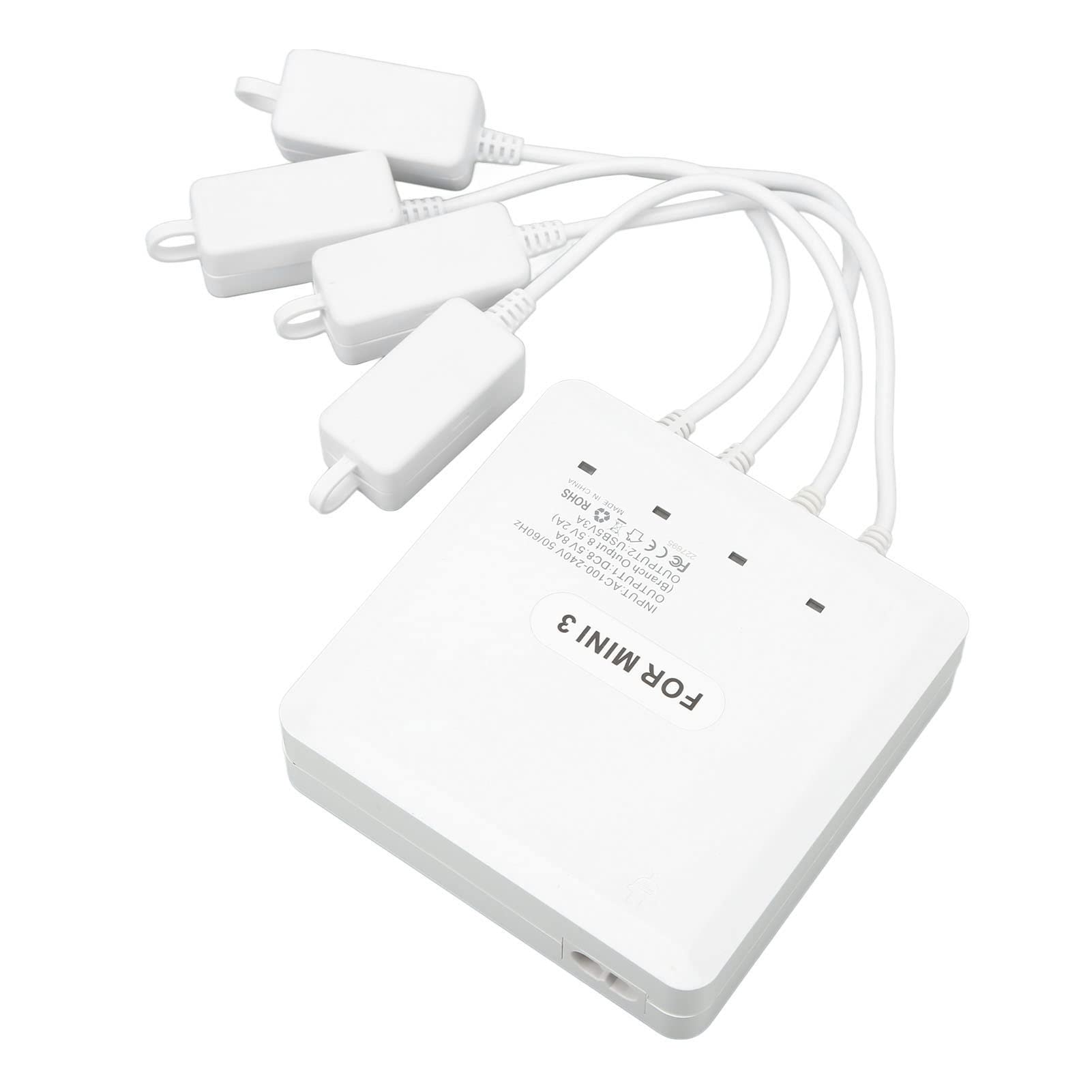 Mini 3 Pro Caricabatteria Multiplo, Caricabatterie Rapido a Ricarica Parallela, Caricabatterie per Droni Accessorio Hub di Ricarica UAV a 4 Vie con Porta USB per Mini 3 Pro RC Drone(#2)
