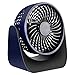 NEUFLY USB Mini Ventilator , Tischventilator mit wiederaufladbare Batterie 3 Geschwindigkeiten Lüfter Geräuscharm USB Fan Einfach zu Tragen - Navy blau