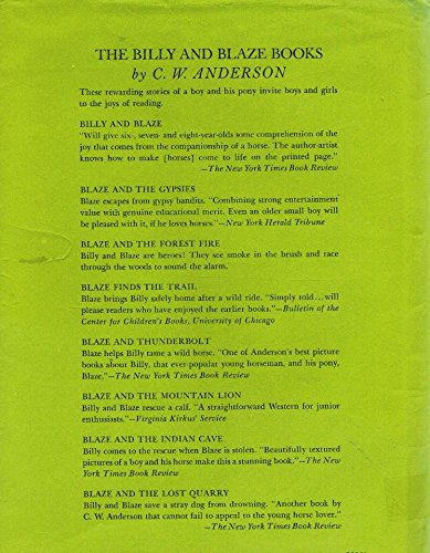 Blaze and the Mountain Lion [first edition in d... B0000CKERP Book Cover