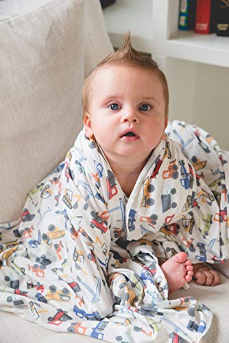 Image of Copper Pearl Swaddle Blankets for Newborns | Soft Stretchy Receiving Blankets for Boys and Girls | Large 46 x 46 Inch Baby Blankets | Lightweight and Breathable Swaddles | Diesel