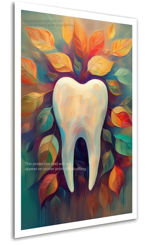 deep floral dental art statusring without frame-picture-31