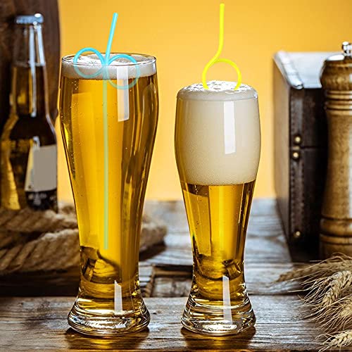 Vokoy 60Pcs Crazy Loop Straws, Colorful Reusable Drinking Straws Funny Straws For Kids, Birthday Party, Parties, Carnivals #TOP3