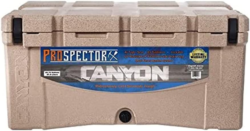 100 Qt. Prospector Rotomolded Cooler Color: Sandstone