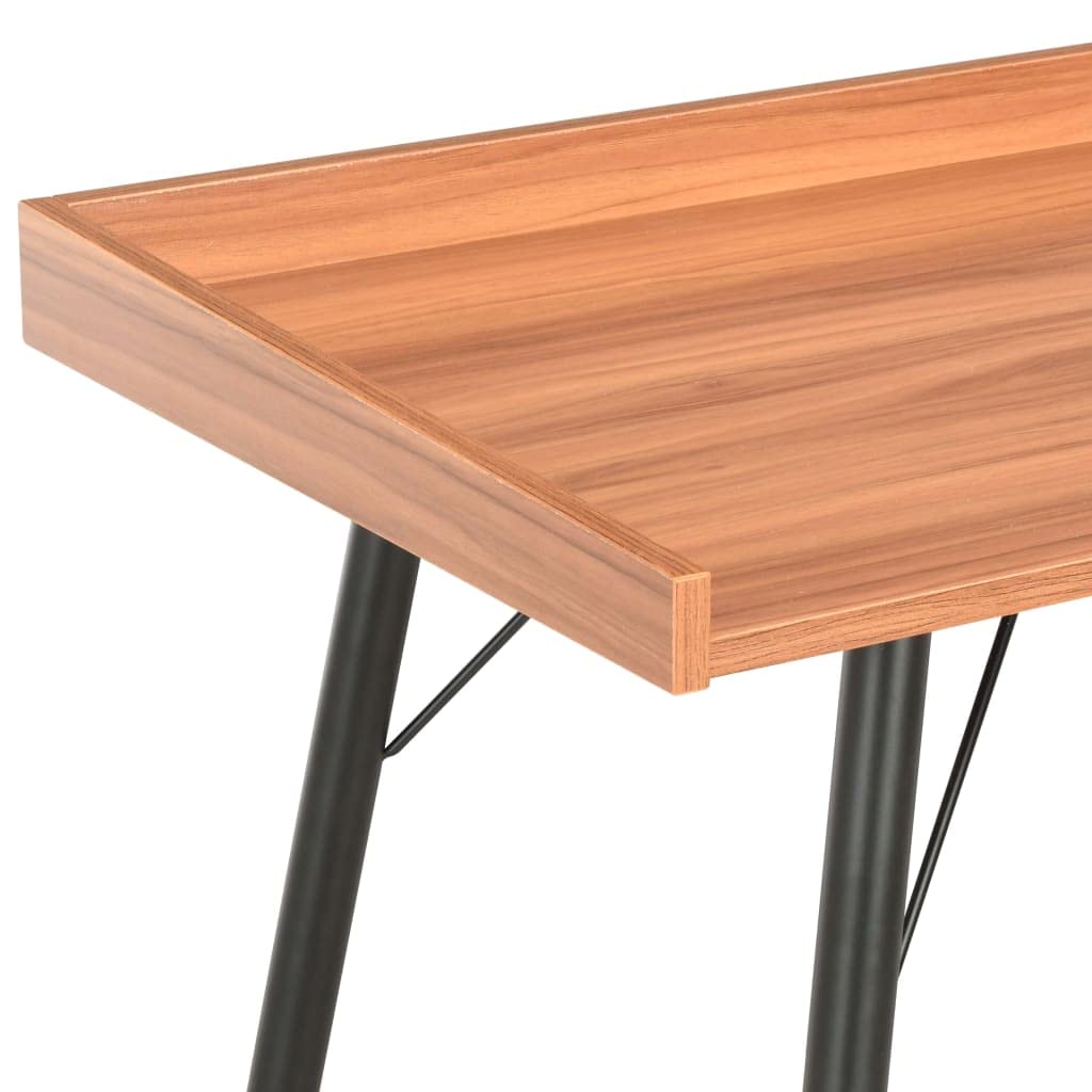 Scrivania,Supporto per stampante,Piccola postazione di lavoro in casa,Scrivania per computer in stile moderno,Scrivania Marrone 90x50x79 cm