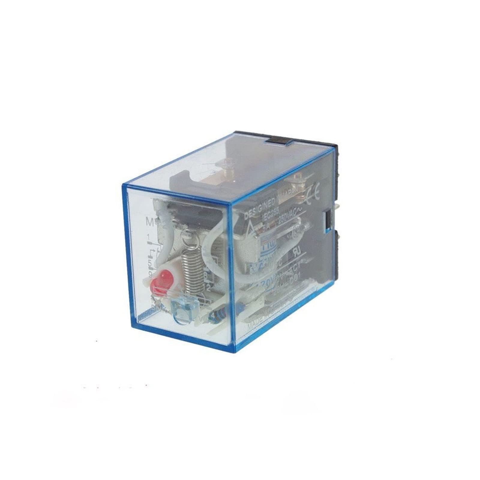 JNURGWLYH Electronic Accessories 1 PCS Micro Mini Relay HH53P MY3NJ MY3 11-Pin DC12V DC4V DC110V DC 220V Coil General Purpose Intermediate Electromagnetic(DC220V)