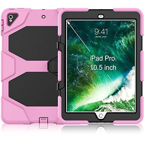 iPad Pro 10.5 / iPad Air3 �P�[�X �n�C�u���b�h�P�[�X �n�[�h�o�b�N�J�o�[ �V���R�� �\�t�gTPU �Ռ��z���o���p�[ �O�d�\�� �S�ʕی� �h�o �ϏՌ� iPad Pro 10.5 / iPad Air3 ��p�J�o�[ (�s���N)