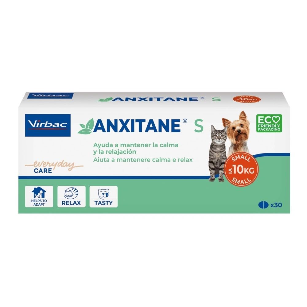 Virbac Anxitane S - Double Pack - 2 x 30 Tablets