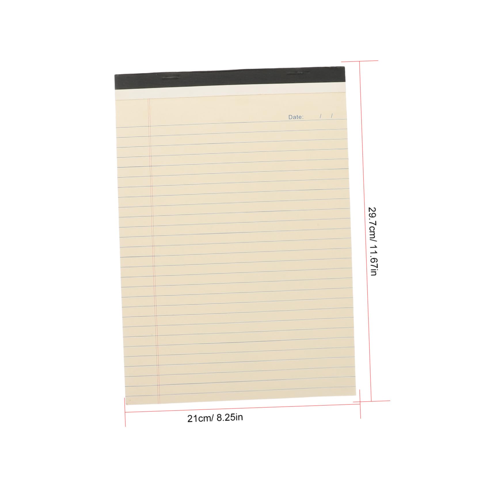 4 Sztuki Legal Notepads Tearable Lined Notebooks Lightweight Office School Memo Pads for Daily To-do Lists And Notes