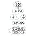 HULISEN 7Pcs Cake Decorating Stencil Mold Wedding Cake Stencil, Cake Mould