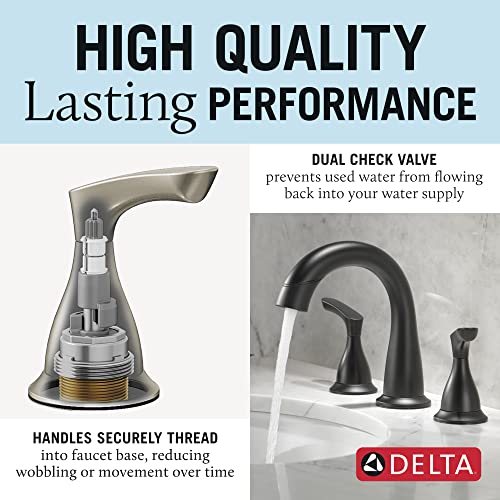 Delta-Faucet-Broadmoor-Pull-Down-Bathroom-Faucet-Black-Bathroom-Pull-Out-Faucet-Widespread-Bathroom-Faucet-3-Hole-with-Magnet-Dock-Bathroom-Sink-Faucet-Matte-Black-35765LF-BLPD Delta Faucet Broadmoor Pull Down Bathroom Faucet Black Bathroom Pull Out Faucet Widespread Bathroom Faucet 3 Hole with Magnet Dock Bathroom Sink Faucet Matte Black 35765LF BLPD