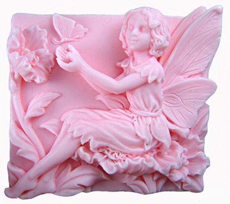 Hada Flores jugar con mariposa 50185 Craft arte silicona jabón molde Craft moldes DIY