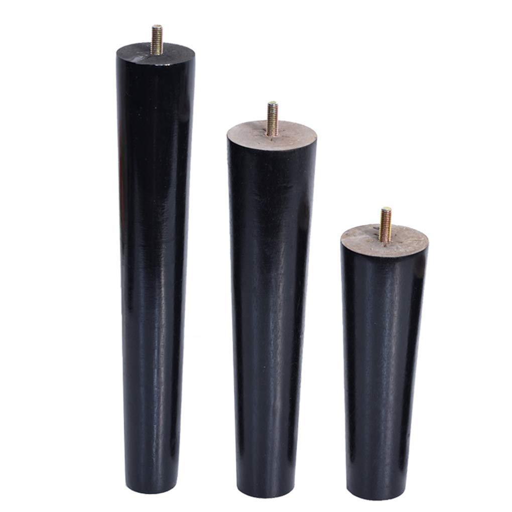 Gambe del Tavolo in Legno Piedini per mobili di Ricambio Conici in Legno massello Piedini per mobili per Divano Letto Piedini per sedie del Divano Piedini per mobili in Legno Filet