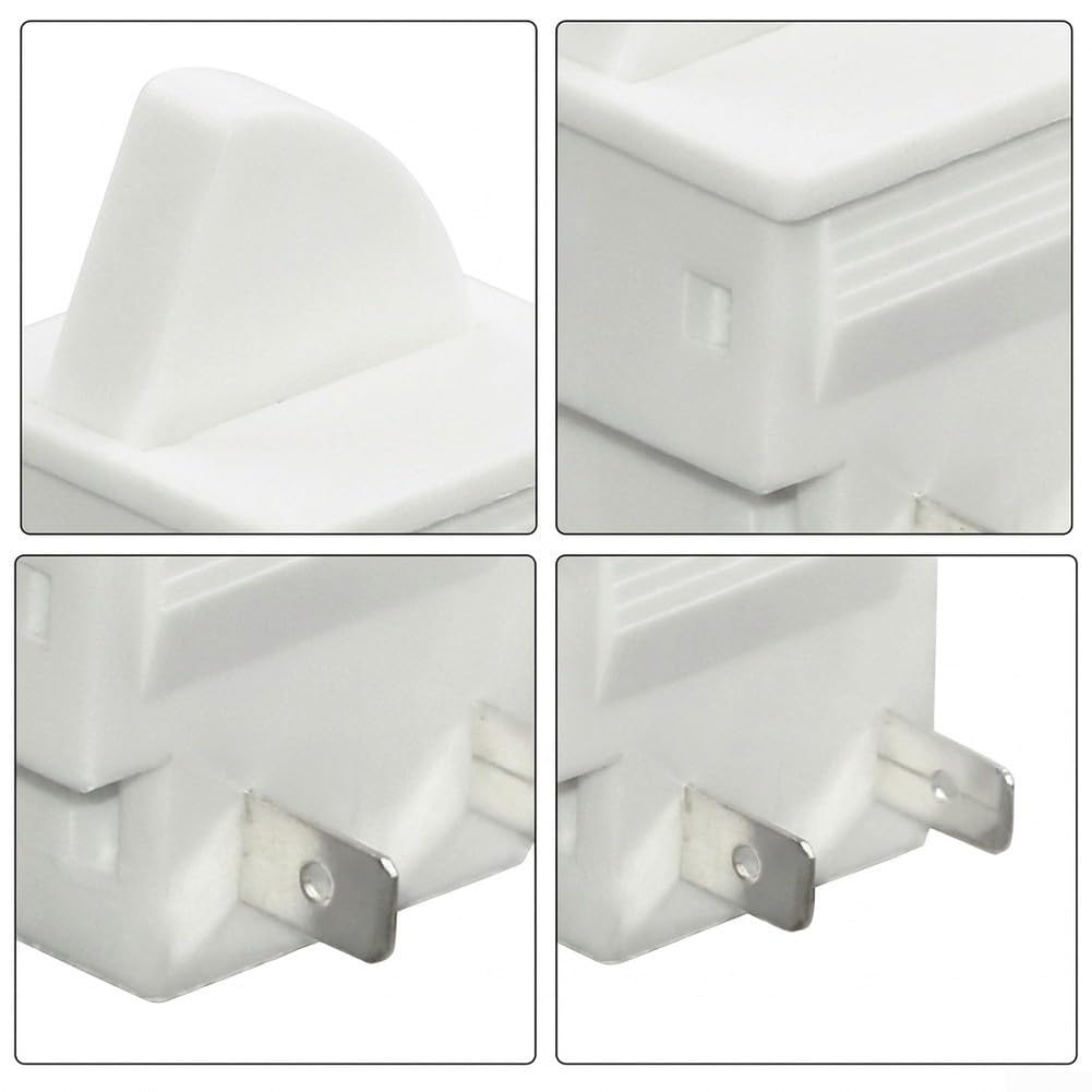 Interruptor Nevera Compatible para ronshen para hisense para haier(white 2)