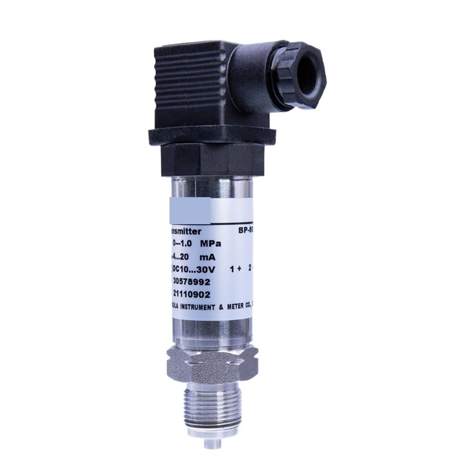 JJKKOZVQF Compact Pressure Transmitter | 4-20mA Output Sensor for Air Water Oil(4-20mA,0-1.6Mpa)