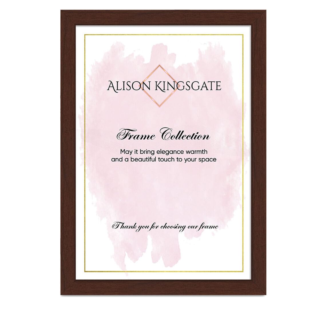 Alison Kingsgate Modern Rose Wood Picture Frame for Photos - 70X50CM — image 1
