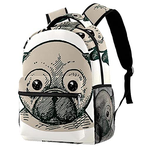 Sac à dos de voyage pour chiots fatigués avec poche bouteille