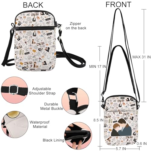 JNIAP Barely Tolerable Crossbody Bag Literature Gifts Pemberley Gifts Pemberley Shoulder Bag You Have Bewitched Me Gifts2