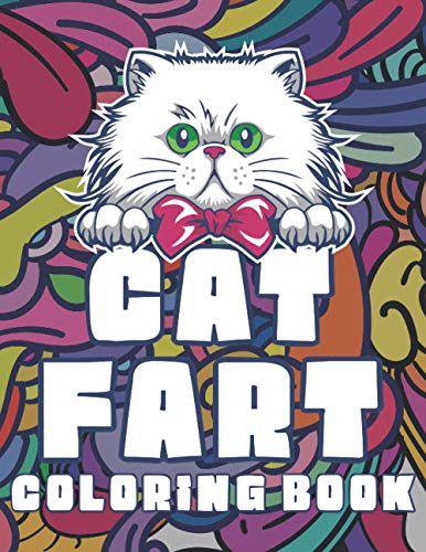Cat Fart Coloring Book: Hilarious Cats Farting Funny Coloring Book for Stress Relief and Relaxation image 3
