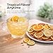 Dehydrated Fruit Mix for Cocktails, 3oz/85gm, 40 Pcs, Dried Citrus Slices (Orange, Lemon, Lime, Blood Orange), Cocktail Garnish, Dried Lemon & Lime Slices, Drink Garnishes, Dry Fruit for Cocktails
