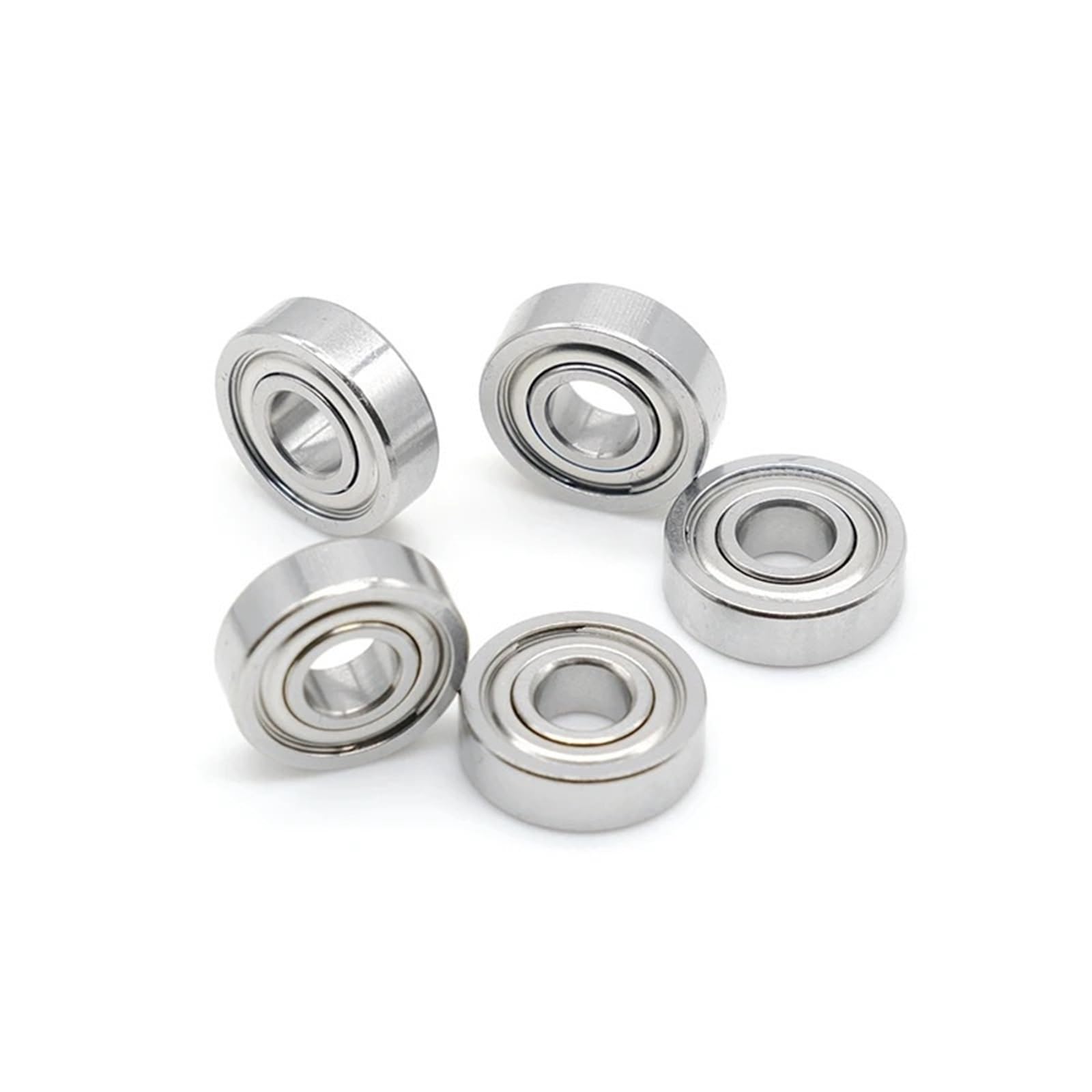 10 rodamientos de bolas de acero inoxidable S 695 ZZ, 5 x 13 x 4 mm, ABEC-9