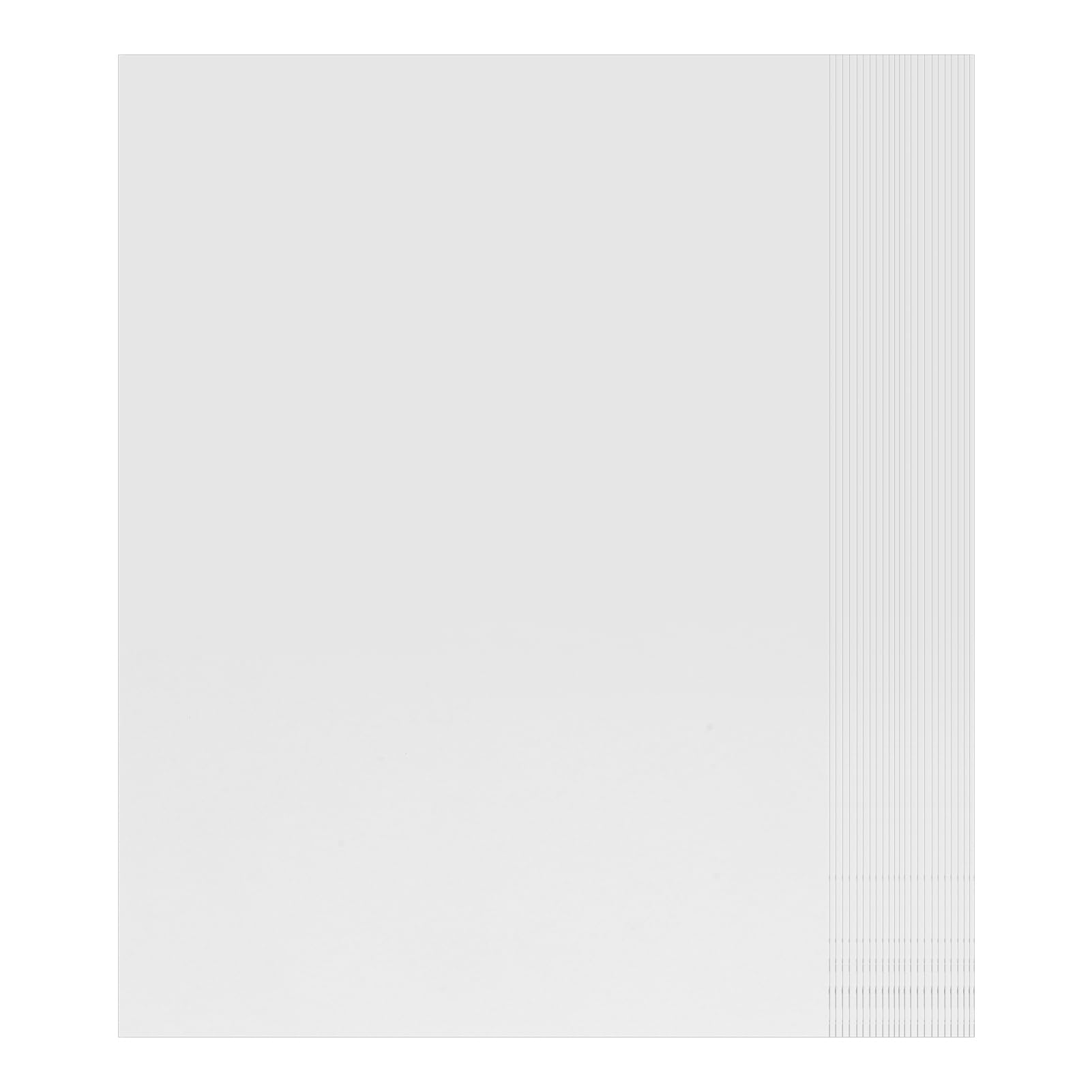SEWACC Weißes Kartonpapier A4 90 Blatt Starkes Druckerpapier für Einladungen Notizen Postkarten Büro und Schulbasteleien