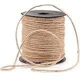 Gran rascador de gatos: esta cuerda de yute gruesa es perfecta para reparar o cambiar árboles rascadores.