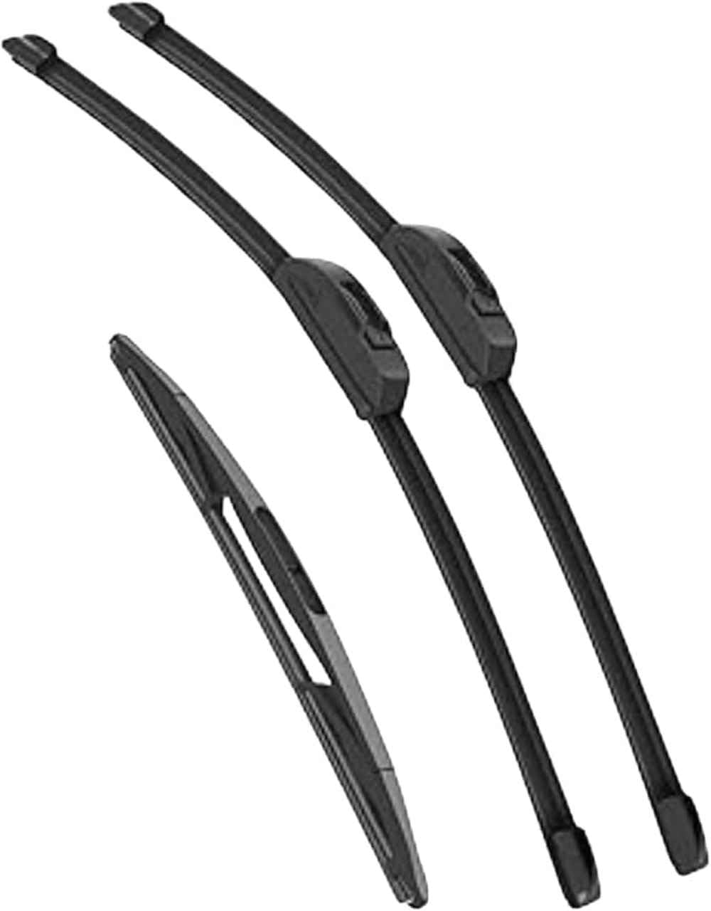 Nysldsco Normal Premium Exact Fit Windscreen Wiper Blades For Jeep Wrangler 2007-2017 15+15+12In Durable Natural Rubber Easy Fit For A Quiet And Streak Free Wipe