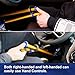 OceanicEcho Handicap Driving Hand Controls for Disabled Drivers,Car Pedal Assist Controls,Left or Right Hand Both Available,Length Adjustable Updated (Blue)