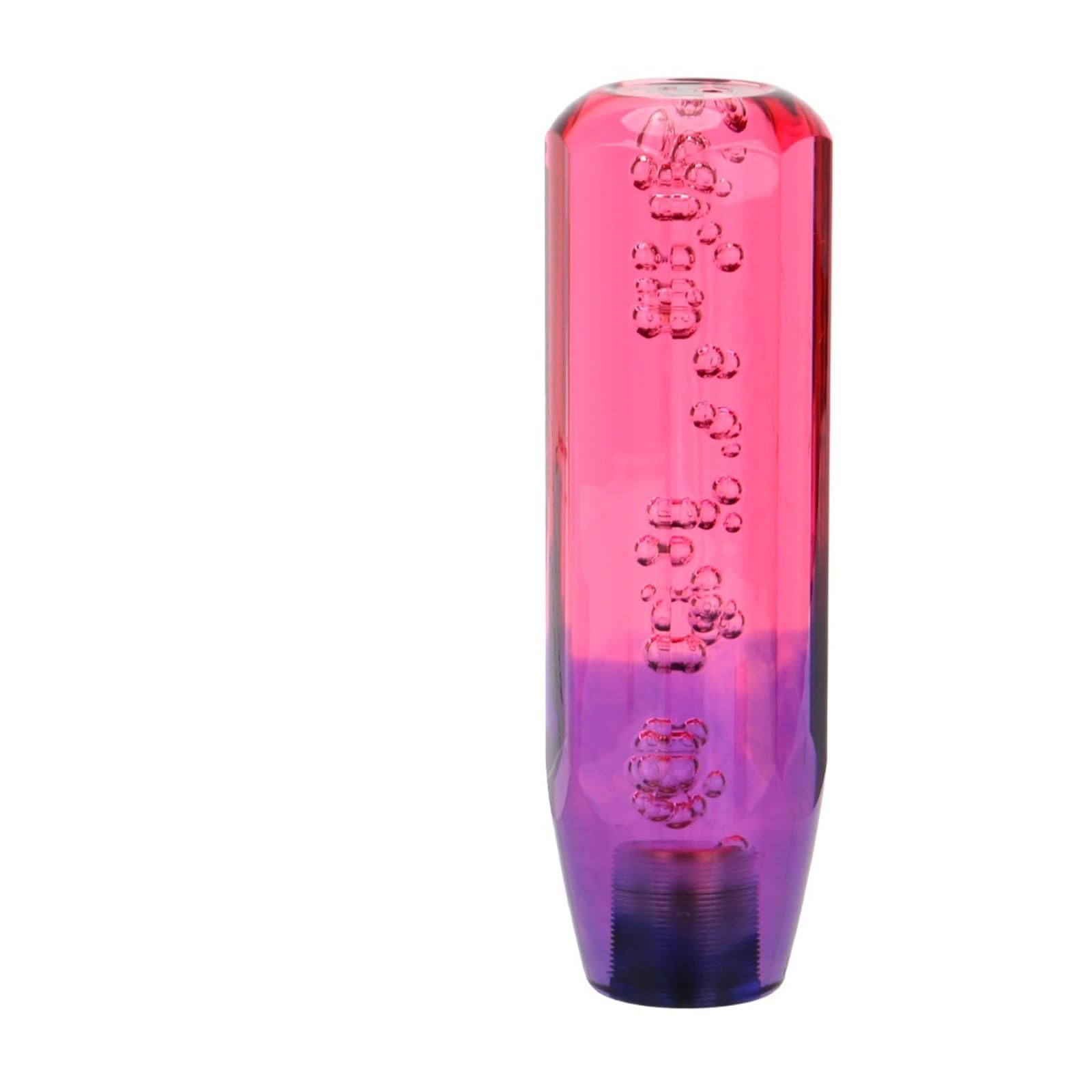 Rbevcrr Car Shift Lever Knob Universal 10/15CM Car Gear Shift Knob Manual Transmission Shifter Lever Crystal Bubble Decorative Stick Stick Shifter Pen(15cm Red and Purple)