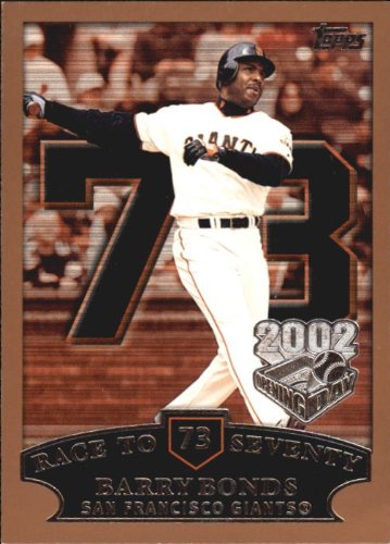 Amazon.com: 2002 Topps Opening Day Baseball Card #73 Barry Bonds