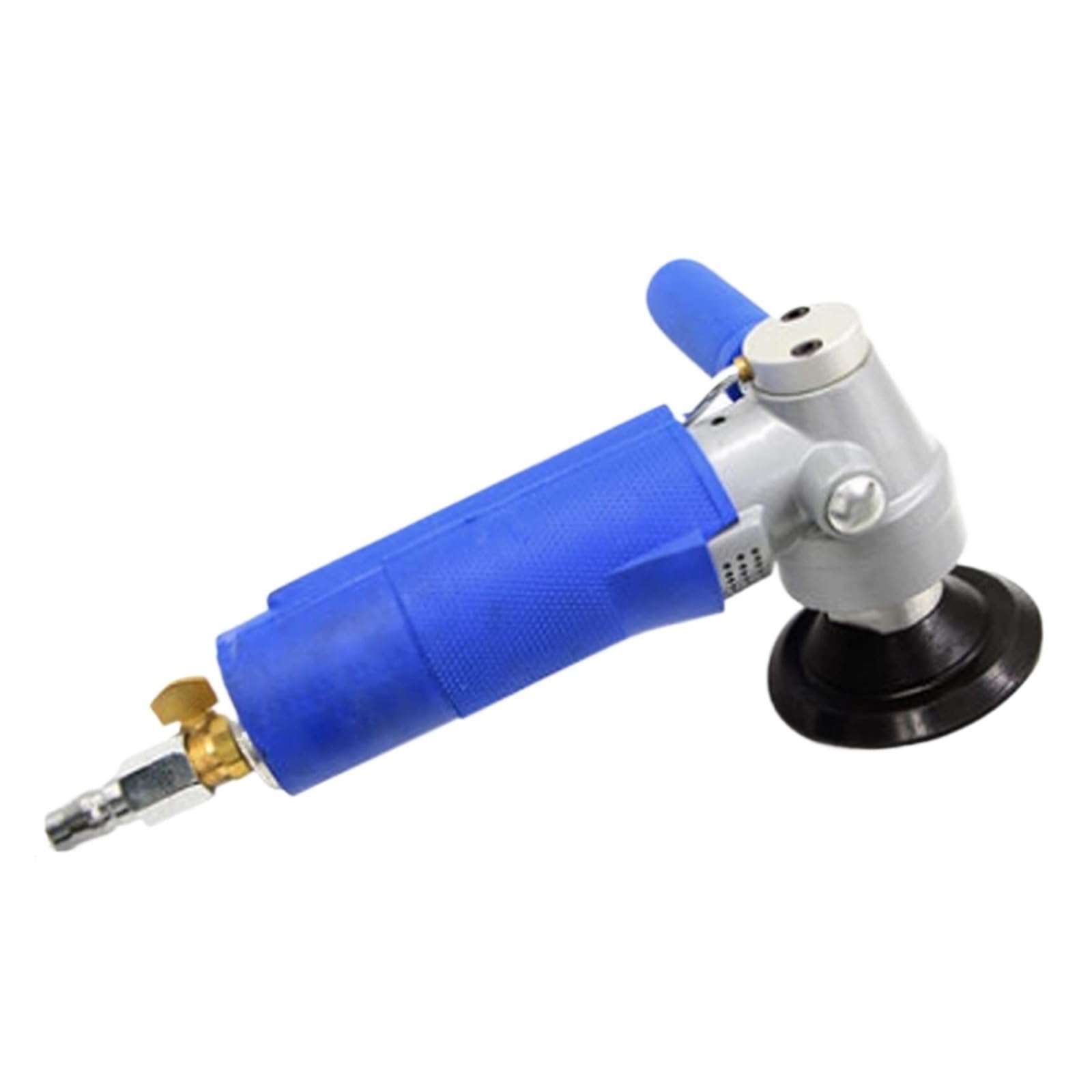 Amrttwy Blue Air Tools, 3 Inch 4 Water Injection Pneumatic Mill Electrolenes Stone Jade Marble Polishing Machine(3 Inch Machine+8 Water Mills)