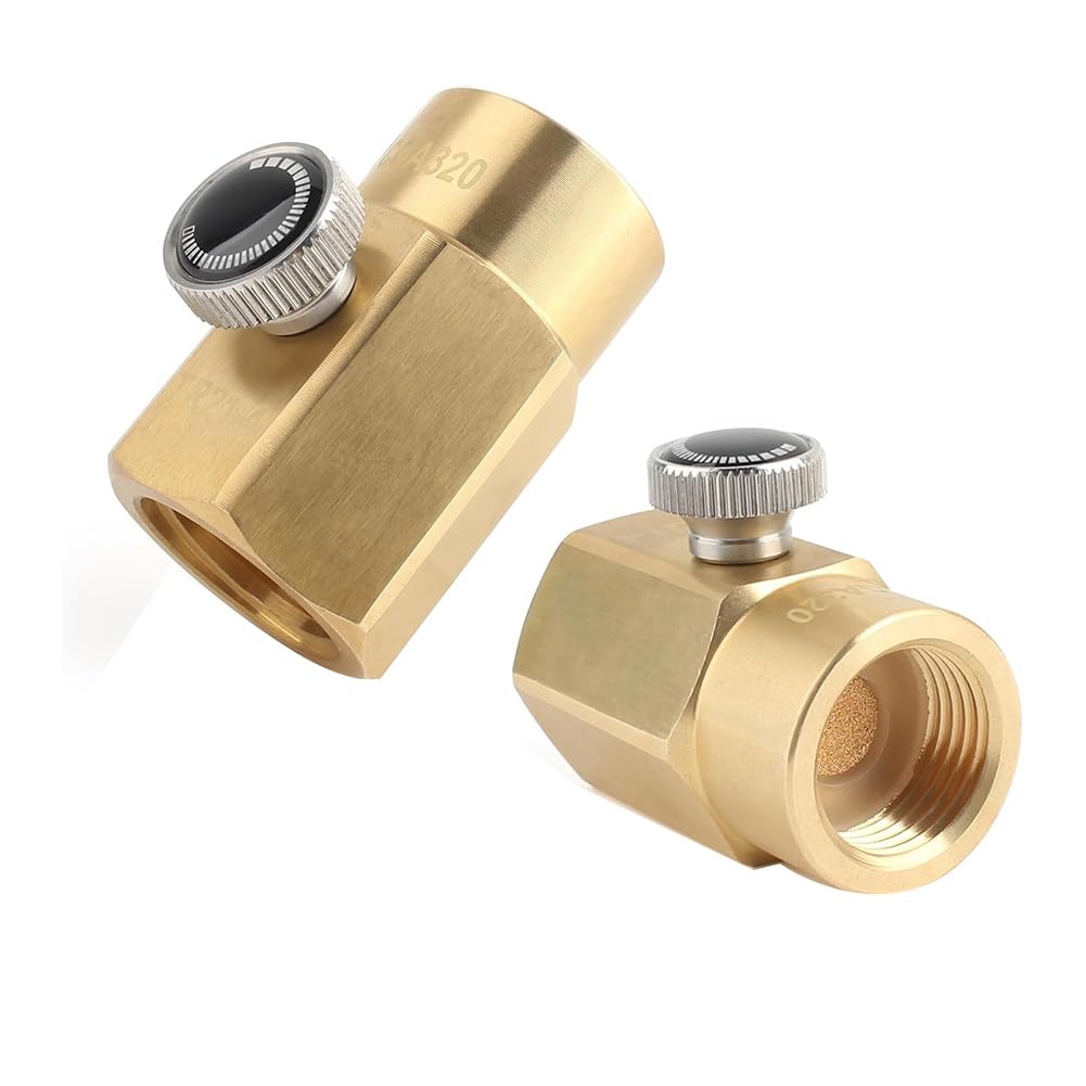 UDSKNV[KSL Soda Machine Compatible 2pcs Soda Refill Bottle Co2 Adapter Connector Kit From for CGA320 to TR21-4