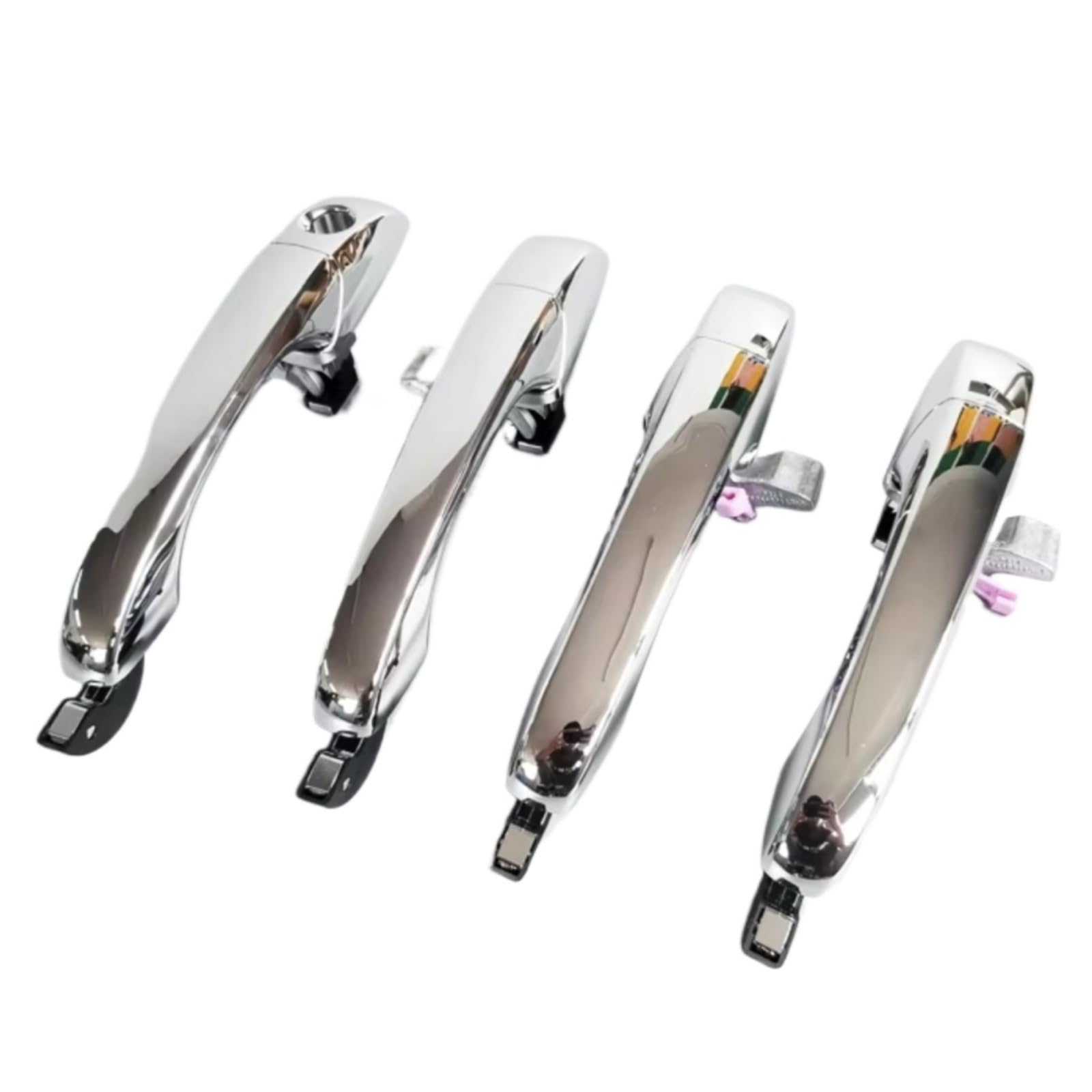 LERYYCX with a Clasp Compatible with Chrysler for 300 2005 2006 2007 2008 2009 2010 Front Door Rear Outer Handle Chrome Replacement Accessories