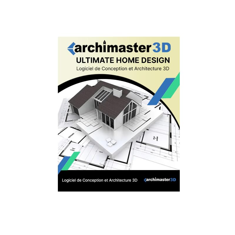 ArchiMaster 3D Ultimate - la solution ultime pour des projets de rénovation et de design intérieur | Ultimate | 1 appareil | 1 Usager | Code d'activation PC - envoi par email