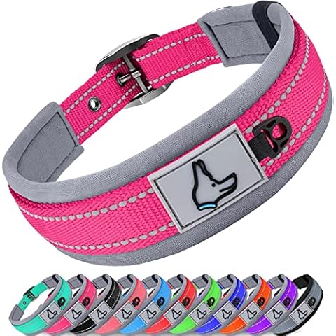 Joytale Hundehalsband, Weich Gepolstertes Neopren Breit Hunde Halsband Cover
