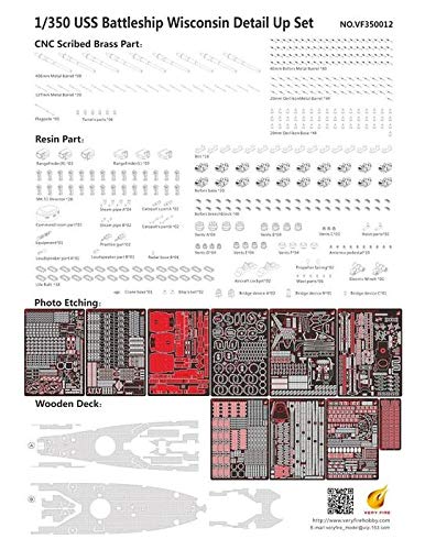 Amazon | ベリーファイア 1/350 アメリカ海軍 戦艦 ウィスコンシン BB