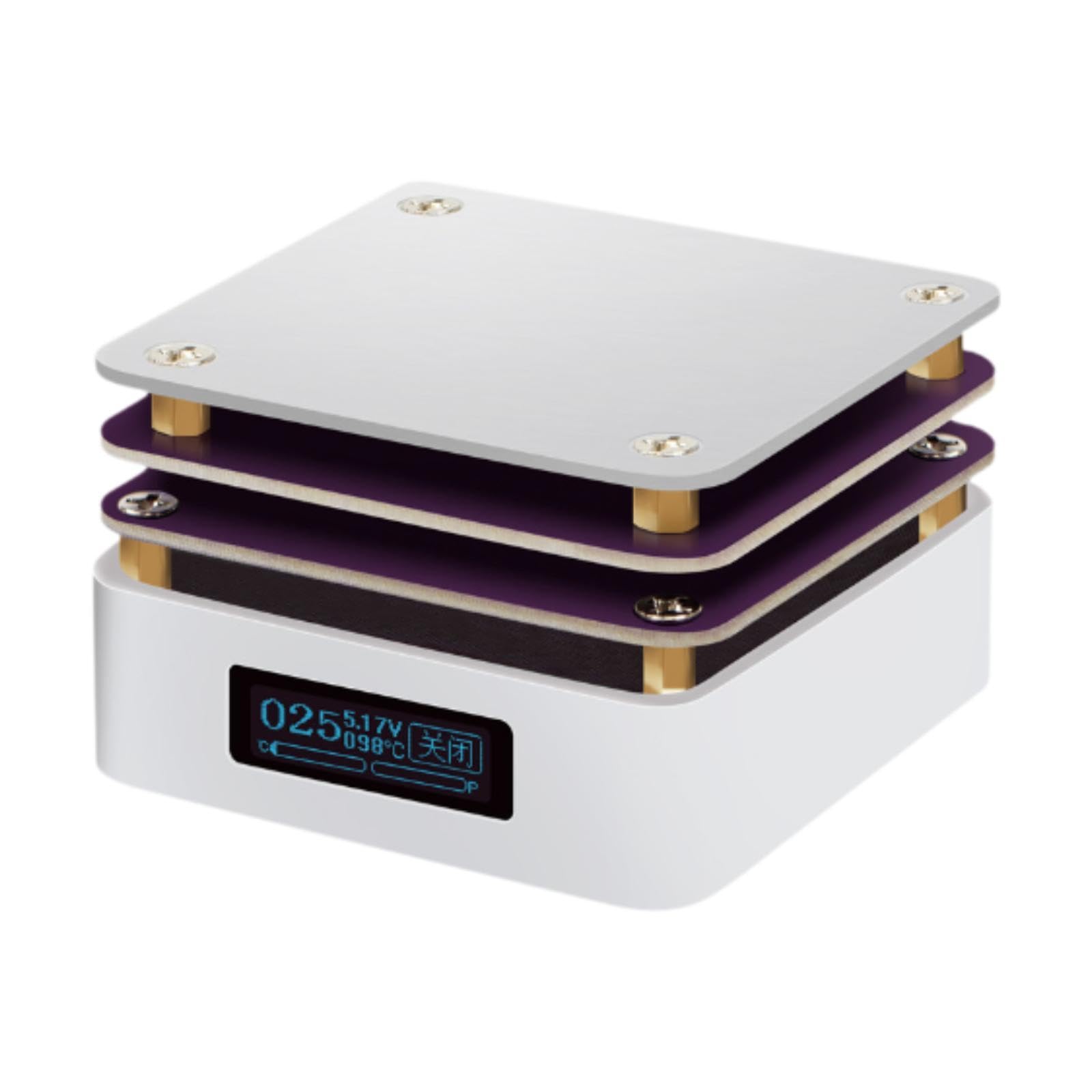 Precalentador de Placa Calefactora Eléctrica para Soldadura de 65 W con Temperatura Constante para Laboratorio, Ideal para Soldadoras de Pantallas de