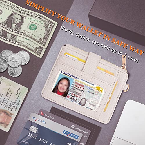 Coolans Wristlet Bracelet Keychain Pocket Credit Card Holder Leather Purse Tassel Keychain Bangle Key Ring For Women #TOP7