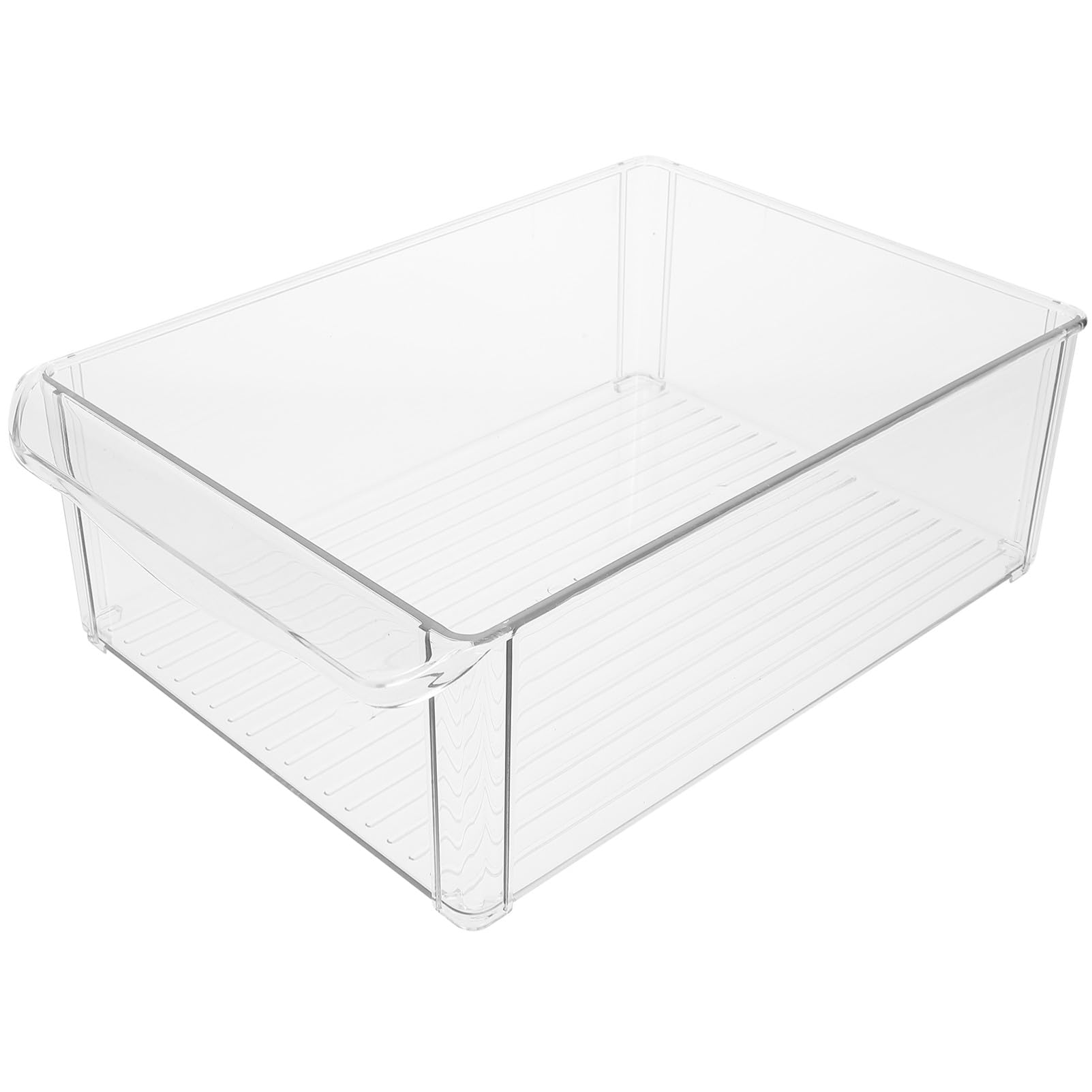 VANZACK Kühlschrankbox Luftdichtem Deckel Stapelbar für Obst und Gemüse Organizer für Lebensmittel im Kühlschrank