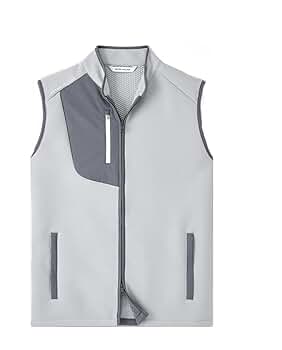 BRIEFING GOLF MS WIND VEST（GRAY／M） Windshirt Vest for Men | FootJoy