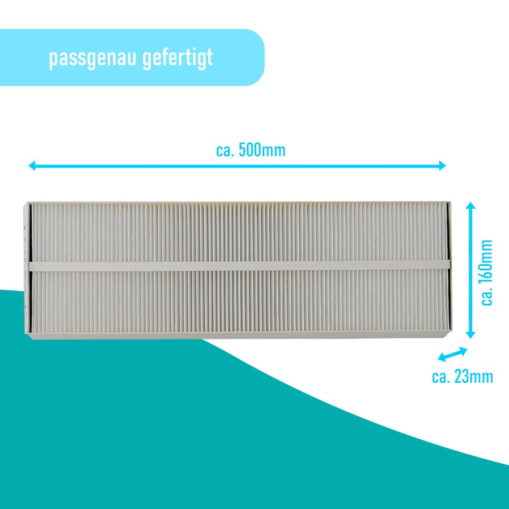 Zehnder kompatibles Filterset F7/G4 ComfoAir Q350/450/600, passend für Zehnder ComfoAir Q350, Q450 und Q600