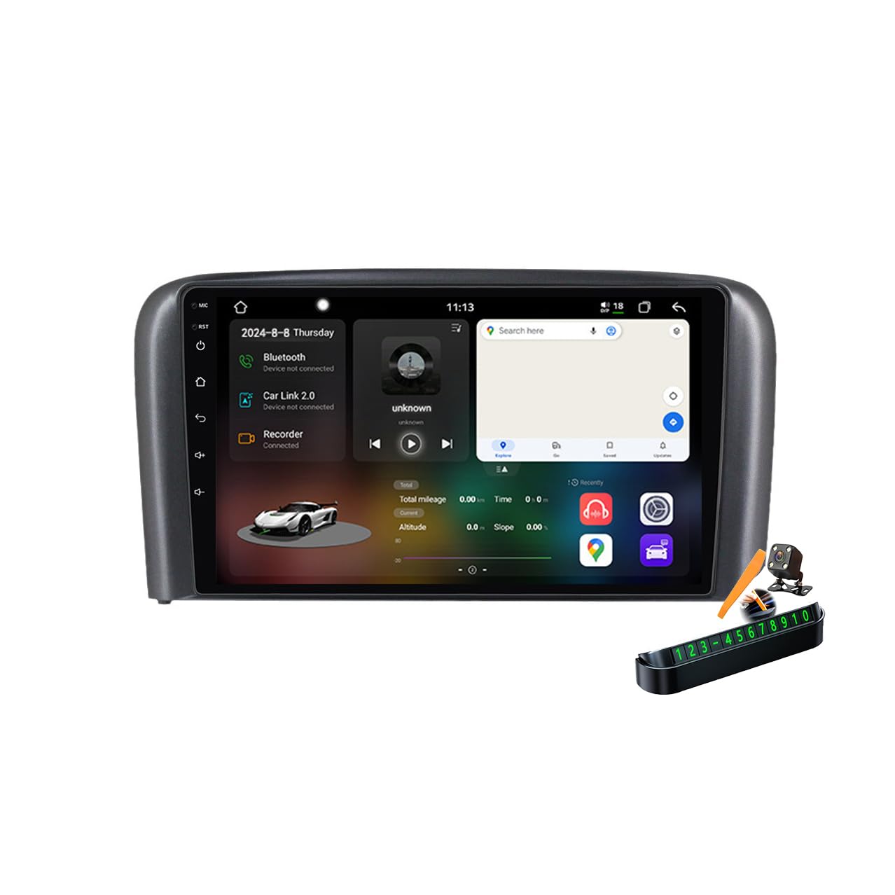 Radio 2 DIN para S80 1998-2006: viaja conectado con GPS y WiFi 8