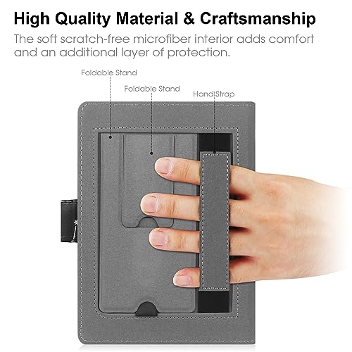 Hoyixi Universal Case Compatible With 6 Inch-6.8 Inch Kobo/Pocketbook/Tolino/Sony E-Book Ereader Kindle Paperwhite/Kobo Clara Hd/Kobo Clara 2E Leather Stand Cover For 6-6.8'' E-Book thumb #3