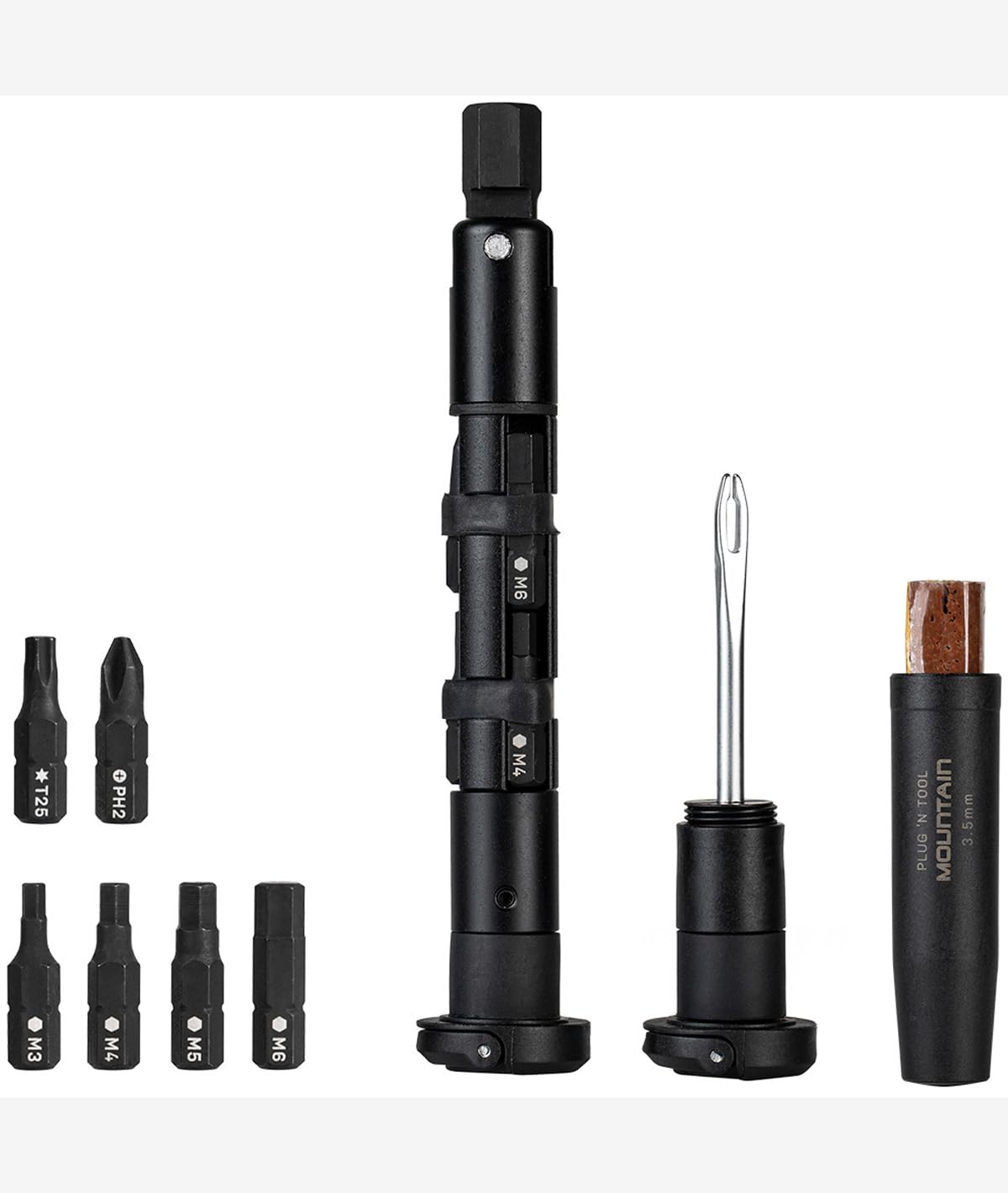 Topeak Plug'n Tool Mountain Inserto de Herramientas, Unisex Adulto, Negro, Talla única