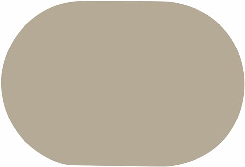 d-c-fix manteles individuales Colora Uni gris pardo - lavables antimanchas plastico PVC - tapetes para mesa salvamanteles bajoplatos mantelitos - 30 cm x 45 cm rectangular