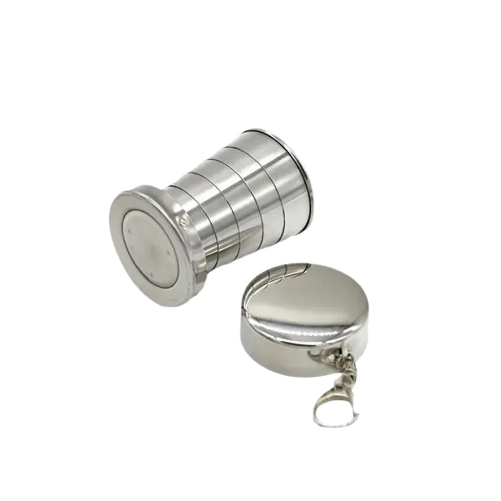 Bicchiere Acciaio Inox Pieghevole Tazza pieghevole in acciaio inossidabile | Tazze pieghevoli telescopiche for bere acqua portatile for viaggi all'aperto