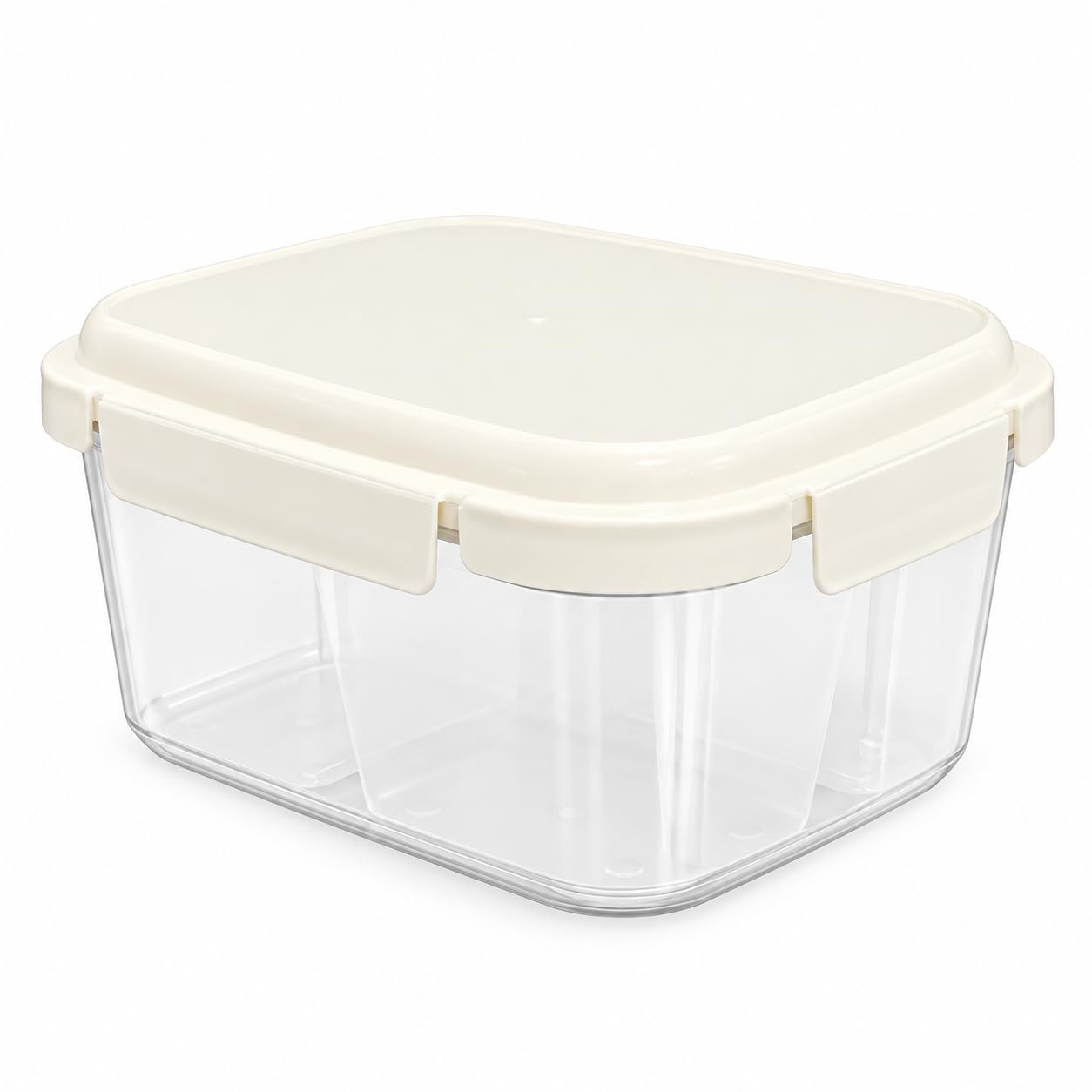 Vasukie 4-Compartment Meal Prep Container with Airtight Locking Lid – with Removable Cups for Meal Prep, Fruits, Nuts & Side Dishes, BPA-Free Clear Plastic (1500ML) — Amazon image 9