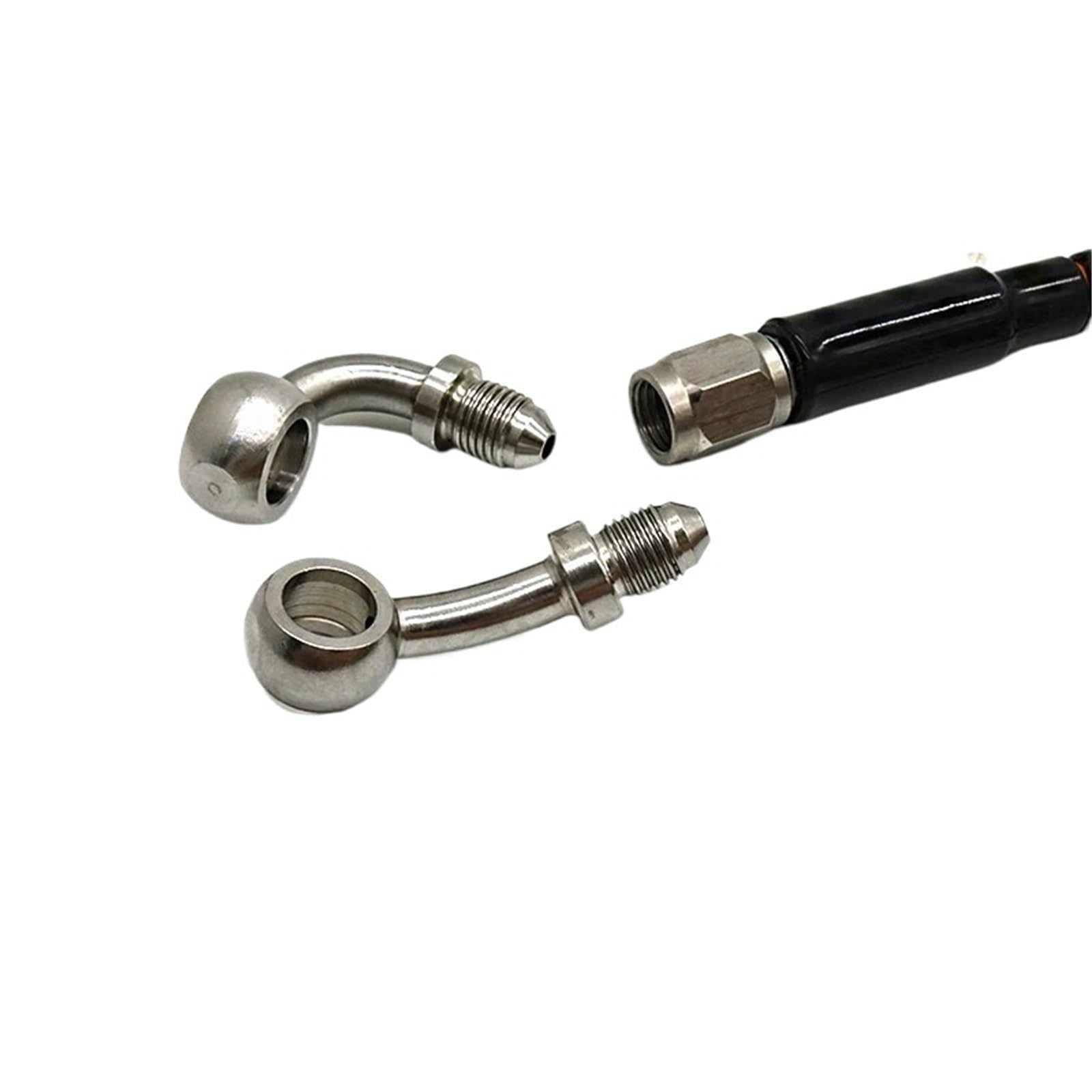 Zestaw naprawczy do linek hamulcowych Do motocykla CRF YZF WR T6 K6 BSE Z7 150-350 Przewód hamulcowy przedni i wąż Długość 1250 mm 28 90 stopni(Red)
