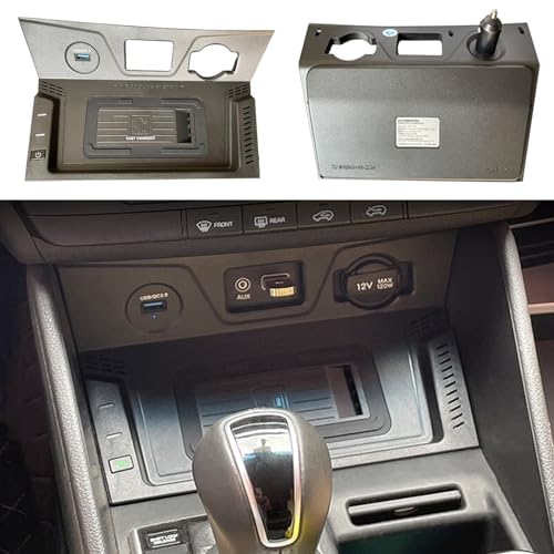 Chargeur sans fil pour console centrale Tucson résout les problèmes de batterie en voiture